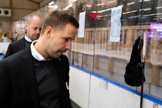 Panterns tränare Viktor Stråhle deppar