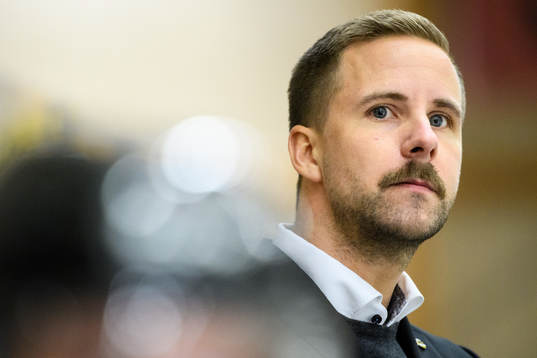 Panterns tränare Viktor Stråhle