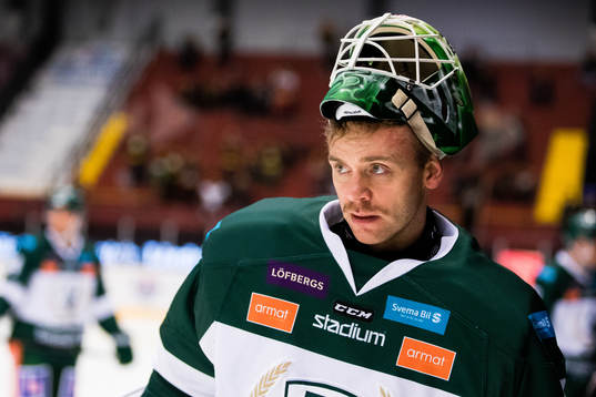 Färjestads målvakt Markus Svensson