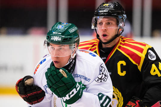 Färjestads Tomi Sallinen och Brynäs Jacob Blomqvist