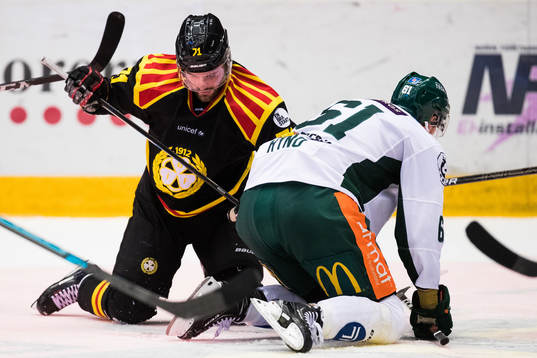 Brynäs Robert Kousal och Färjestads Johan Ryno
