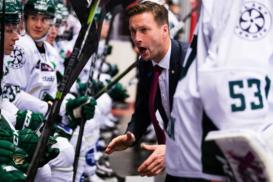 Färjestads tränare Johan Pennerborn