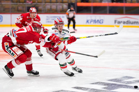 Timrås Andreas Söderberg och Moras Michael Haga