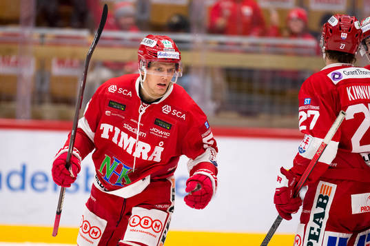 Timrås Anton Wedin jublar