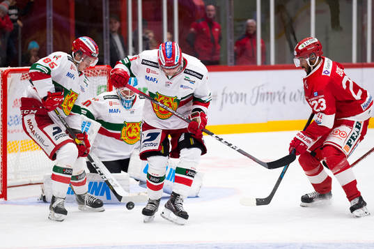 Moras Michael Haga, Viktor Amnér och Timrås Jeremy Boyce