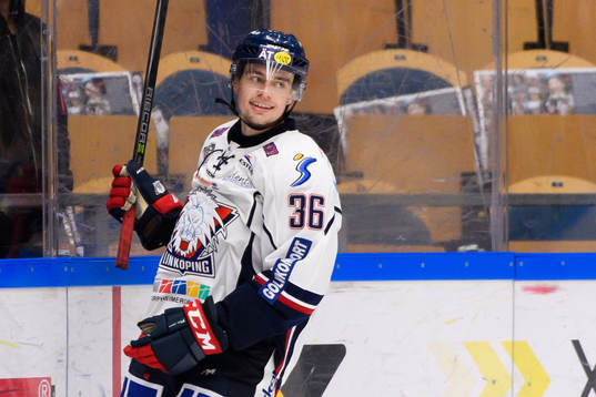 Linköpings Filip Karlsson jublar