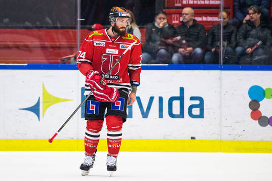 Örebros Nick Ebert deppar