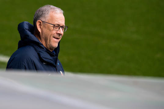 Lars Lagerbäck, head coach of Norway