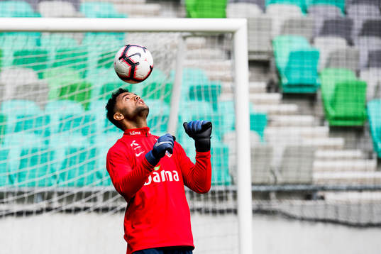 Goalkeeper Sten Grytebust of Norway