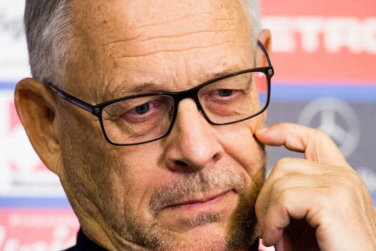 Lars Lagerbäck, head coach of Norway
