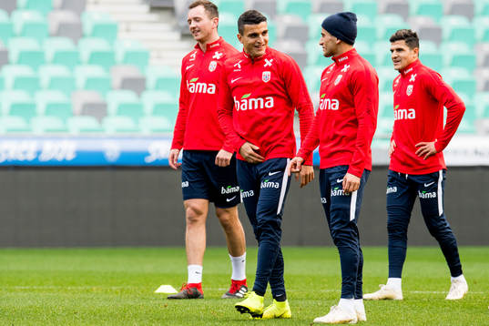 Even Hovland, Mohamed Elyounoussi, Omar Elabdellaoui and