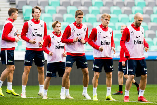 Alexander Sørloth, Sander Berge, Jonas Svensson, Markus