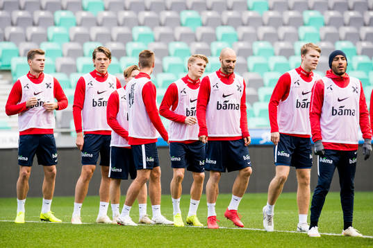 Alexander Sørloth, Sander Berge, Martin Ødegaard, Tore