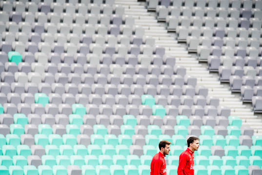 Håvard Nordtveit and Ole Kristian Selnæs of Norway