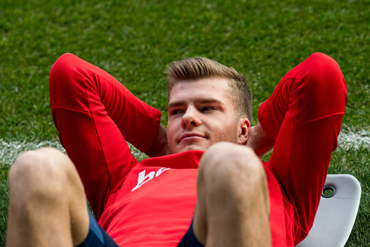 Alexander Sørloth of Norway
