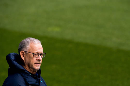 Lars Lagerbäck, head coach of Norway