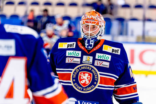 Växjös målvakt Viktor Andrén