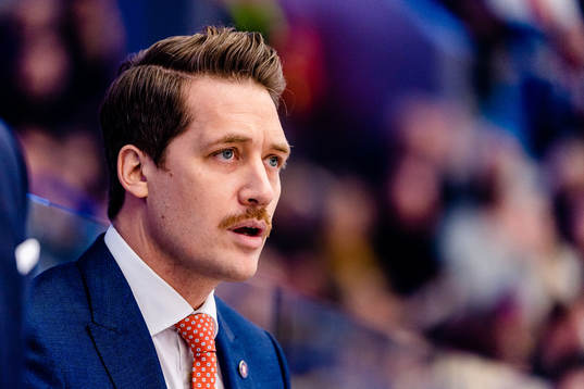 Växjös tränare Sam Hallam