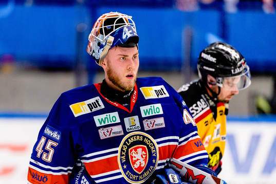 Växjös målvakt Viktor Andrén