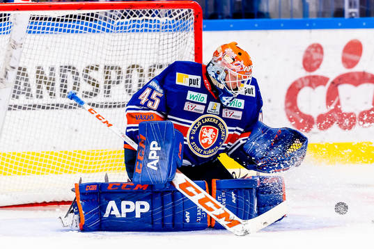 Växjös målvakt Viktor Andrén