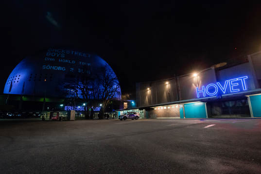 Generell översikt utanför Hovet och Ericsson Globe Arena