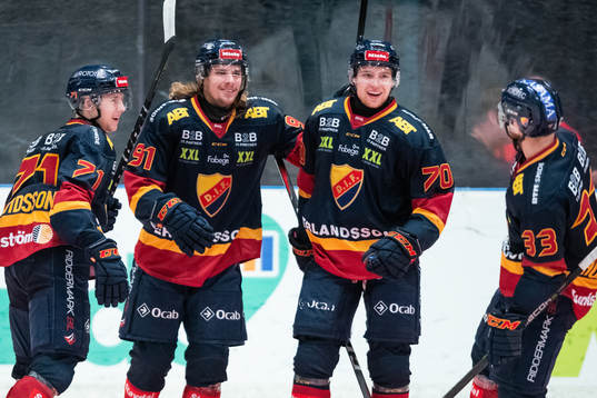 Djurgårdens Jonathan Davidsson och Axel Jonsson Fjällby