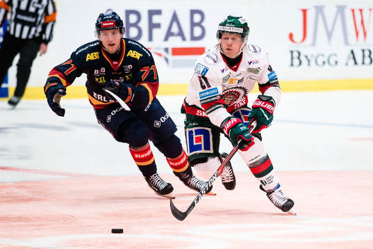 Frölundas Ryan Lasch och Djurgårdens Jonathan Davidsson