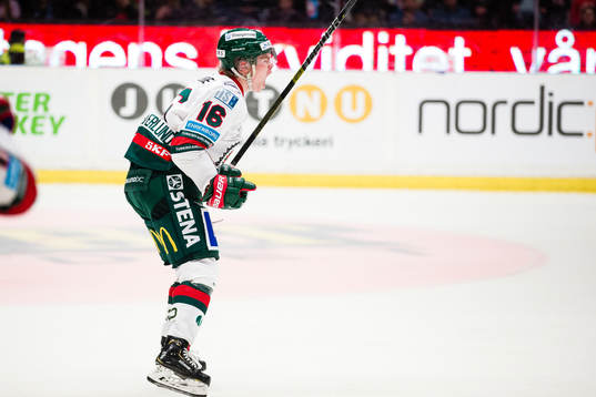 Frölundas Filip Westerlund jublar