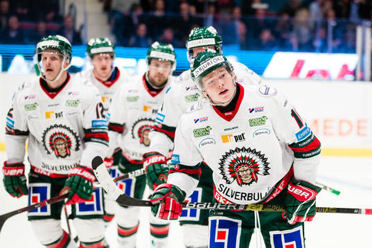 Frölundas Filip Westerlund jublar