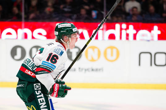 Frölundas Filip Westerlund jublar