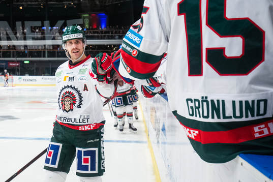 Frölundas Jonathan Sigalet jublar