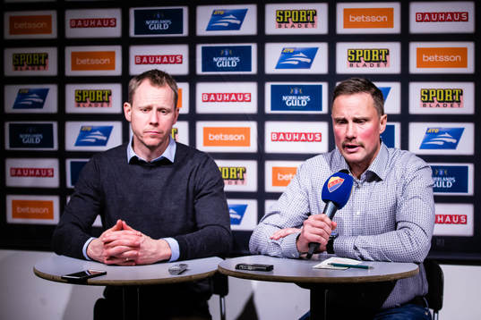 Djurgårdens tränare Robert Ohlsson och Frölundas