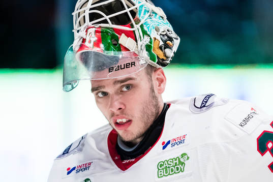 Frölundas målvakt Johan Gustafsson
