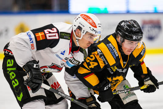 Malmö Redhawks Henrik Hetta och Skellefteås Andreas