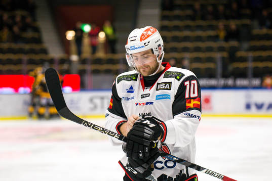 Malmö Redhawks Nicolas Torp deppar