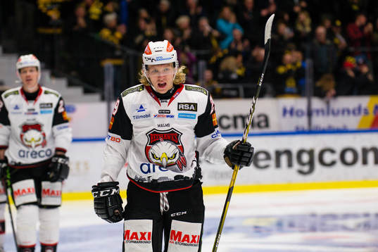 Malmö Redhawks Marcus Sylvegård  deppar