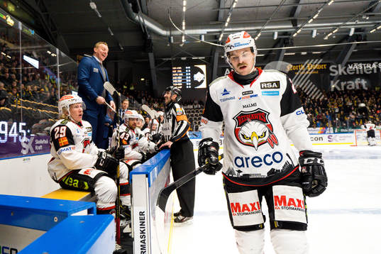 Malmö Redhawks Lars Bryggman deppar