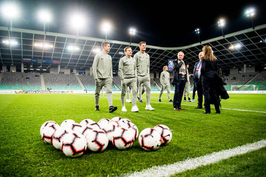 Markus Henriksen, Jonas Svensson, Alexander Sørloth and