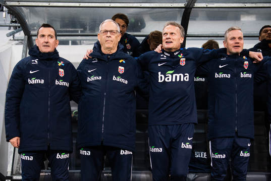 Lars Lagerbäck, head coach of Norway