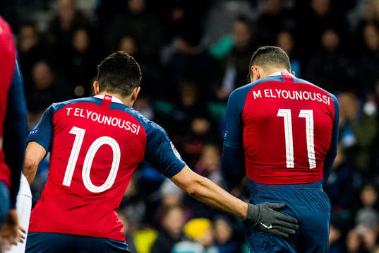 Tarik Elyounoussi and Mohamed Elyounoussi of Norway