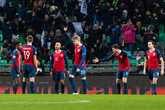 Martin Ødegaard of Norway reacts