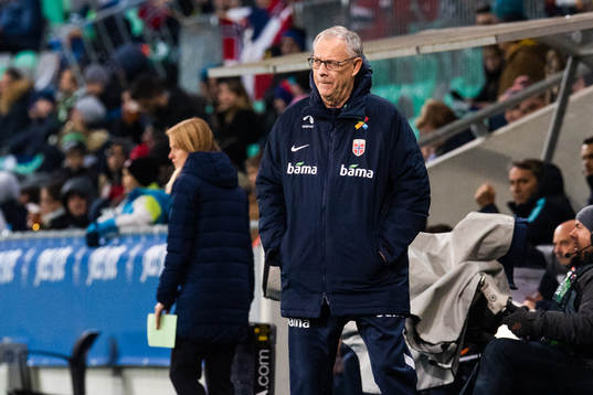 Lars Lagerbäck, head coach of Norway