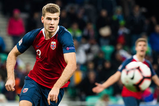 Alexander Sørloth of Norway