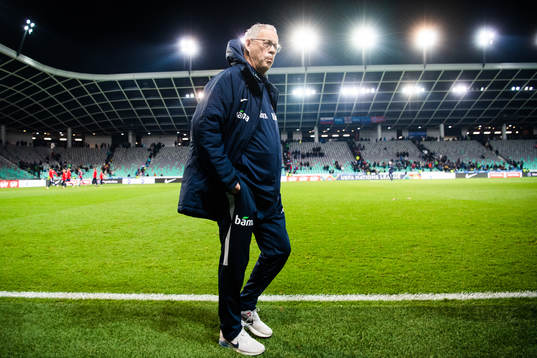 Lars Lagerbäck, head coach of Norway