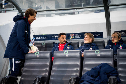 Sander Berge, goalkeeper Sten Grytebust, Martin Ødegaard