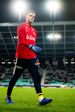 Goalkeeper Ørjan Håskjold Nyland of Norway