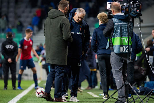 Lars Lagerbäck, head coach of Norway