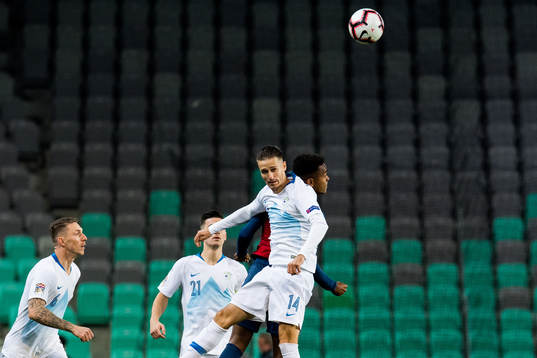 Andraz Struna of Slovenia and Ola Kamara of Norway