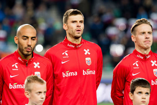Haitam Aleesami, goalkeeper Rune Almenning Jarstein and