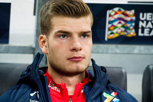 Alexander Sørloth of Norway